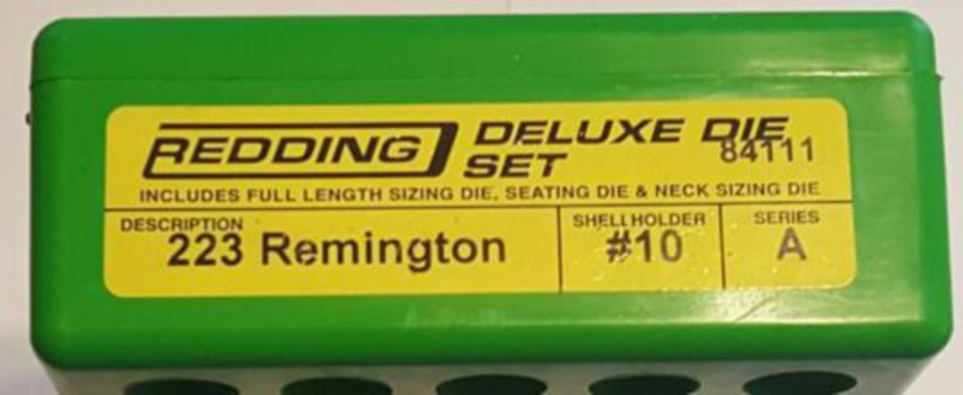 Redding 223 Remington Deluxe Die Set#84111 image 0